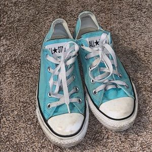 Baby blue Converse